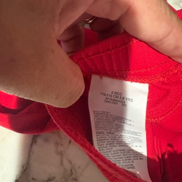 Levi's Women's Vibrant Red and Soft Blue Jeans - Picture 6 of 7